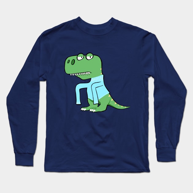 T-rex problems Long Sleeve T-Shirt by TimAddisonArt